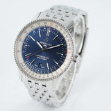 Buy Shop Breitling Navitimer Automatic 41mm Blue Dial Silver Steel Strap Watch for Men - A17326161C1A1 USA Online