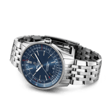 Buy Shop Breitling Navitimer Automatic 41mm Blue Dial Silver Steel Strap Watch for Men - A17326161C1A1 USA Online