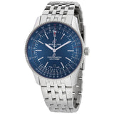 Buy Shop Breitling Navitimer Automatic 41mm Blue Dial Silver Steel Strap Watch for Men - A17326161C1A1 USA Online