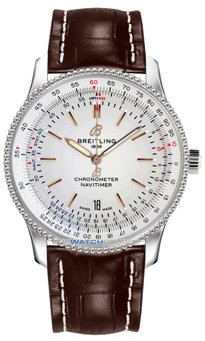 Buy Shop Breitling Navitimer Automatic 41mm Brown Leather Strap Mens Watch - A17326211G1P1 USA Online