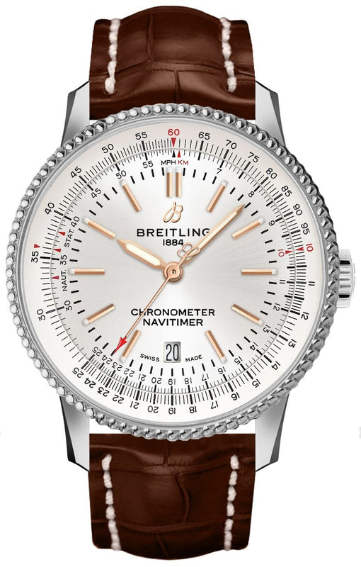 Buy Shop Breitling Navitimer Automatic 41mm Brown Leather Strap Mens Watch - A17326211G1P1 USA Online