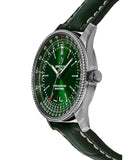 Buy Shop Breitling Navitimer Automatic 41mm Green Dial Green Leather Strap Watch for Men - A17326361L1P1 USA Online