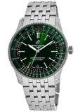 Buy Shop Breitling Navitimer Automatic 41mm Green Dial Silver Steel Strap Watch for Men - A17326361L1A1 USA Online