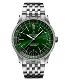 Buy Shop Breitling Navitimer Automatic 41mm Green Dial Silver Steel Strap Watch for Men - A17326361L1A1 USA Online