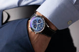 Buy Shop Breitling Navitimer B01 Chronograph 41 Blue Dial Black Leather Strap Watch for Men - AB0139241C1P1 USA Online
