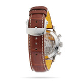 Buy Shop Breitling Navitimer B01 Chronograph 41 White Dial Brown Leather Strap Watch for Men - AB0139211G1P1 USA Online
