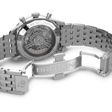 Buy Shop Breitling Navitimer B01 Chronograph 43 Black Dial Silver Steel Strap Watch for Men - AB0138211B1A1 USA Online