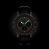 Buy Shop Breitling Navitimer B01 Chronograph 43 Boeing 747 White Dial Black Leather Strap Watch for Men - AB01383B1G1P1 USA Online