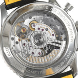 Buy Shop Breitling Navitimer B01 Chronograph 43 Silver Dial Black Leather Strap Watch for Men - AB0138241G1P1 USA Online