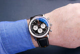 Buy Shop Breitling Navitimer B01 Chronograph 46 Black Dial Black Leather Strap Watch for Men - AB0137211B1P1 USA Online