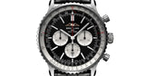 Buy Shop Breitling Navitimer B01 Chronograph 46 Black Dial Black Leather Strap Watch for Men - AB0137211B1P1 USA Online