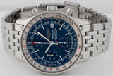 Buy Shop Breitling Navitimer Heritage Special Edition Blue Dial Silver Steel Strap Mens Watch - A1332412/C942 USA Online