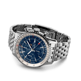 Buy Shop Breitling Navitimer Heritage Special Edition Blue Dial Silver Steel Strap Mens Watch - A1332412/C942 USA Online