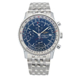 Buy Shop Breitling Navitimer Heritage Special Edition Blue Dial Silver Steel Strap Mens Watch - A1332412/C942 USA Online