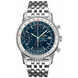 Buy Shop Breitling Navitimer Heritage Special Edition Blue Dial Silver Steel Strap Mens Watch - A1332412/C942 USA Online