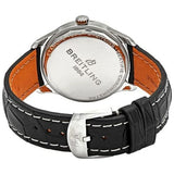 Buy Shop Breitling Premier Automatic 40mm Silver Dial Black Leather Strap Watch for Men - A37340351G1P1 USA Online