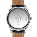 Buy Shop Breitling Premier Automatic 40mm Blue Dial Brown Leather Strap Mens Watch - A37340351C1X2 USA Online