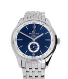 Buy Shop Breitling Premier Automatic 40mm Blue Dial Silver Steel Strap Watch for Men - A37340351C1A1 USA Online