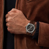 Buy Shop Breitling Premier Automatic 40mm Grey Dial Brown Leather Strap Watch for Men - A37340351B1P2 USA Online