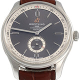 Buy Shop Breitling Premier Automatic 40mm Grey Dial Brown Leather Strap Watch for Men - A37340351B1P2 USA Online