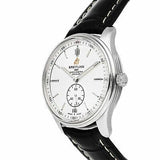 Buy Shop Breitling Premier Automatic 40mm Silver Dial Black Leather Strap Watch for Men - A37340351G1P1 USA Online