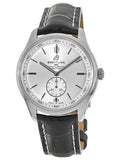 Buy Shop Breitling Premier Automatic 40mm Silver Dial Black Leather Strap Watch for Men - A37340351G1P1 USA Online