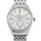 Buy Shop Breitling Premier Automatic 40mm Stainless Steel Silver Dial Mens Watch - A37340351G1A1 USA Online