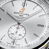 Buy Shop Breitling Premier Automatic 40mm Stainless Steel Silver Dial Mens Watch - A37340351G1A1 USA Online