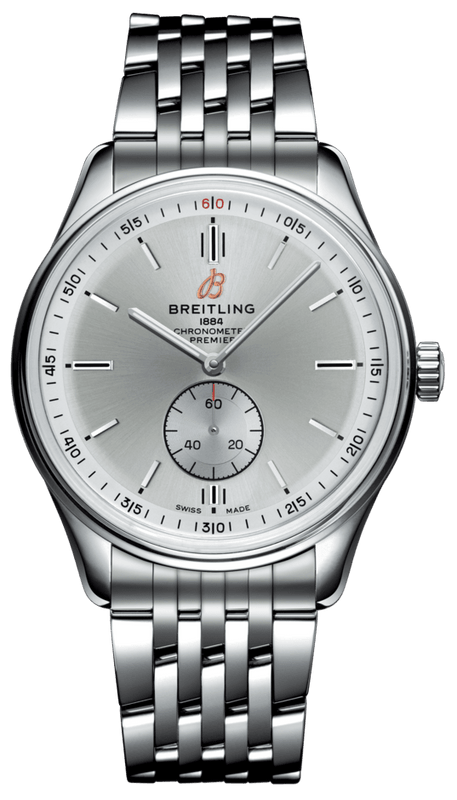Buy Shop Breitling Premier Automatic 40mm Stainless Steel Silver Dial Mens Watch - A37340351G1A1 USA Online