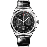 Buy Shop Breitling Premier B01 Chronograph 42 Black Dial Black Leather Strap Watch for Men - AB0145221B1P1 USA Online