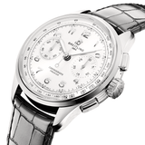 Buy Shop Breitling Premier B09 Chronograph 40 White Dial Black Leather Strap Watch for Men - AB0930371G1P1 USA Online