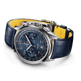 Buy Shop Breitling Premier B01 Chronograph 42 Blue Dial Blue Leather Strap Watch for Men - AB0145171C1P2 USA Online