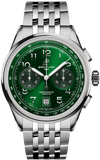 Breitling Premier B01 Chronograph 42 Green Dial Silver Steel Strap Watch for Men - AB0145371L1A1