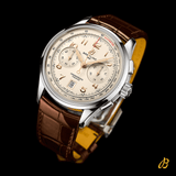 Buy Shop Breitling Premier B01 Chronograph 42 White Dial Brown Leather Strap Watch for Men - AB0145211G1P1 USA Online
