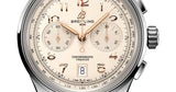 Buy Shop Breitling Premier B01 Chronograph 42 White Dial Brown Leather Strap Watch for Men - AB0145211G1P1 USA Online
