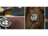 Buy Shop Breitling Super Avi B04 Chronograph GMT 46 Curtiss Warhawk Green Dial Brown Leather Strap Watch for Men - AB04452A1L1X1 USA Online