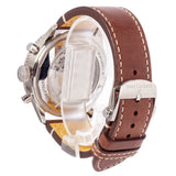 Buy Shop Breitling Super Avi B04 Chronograph GMT 46 Curtiss Warhawk Green Dial Brown Leather Strap Watch for Men - AB04452A1L1X1 USA Online