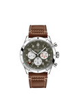 Buy Shop Breitling Super Avi B04 Chronograph GMT 46 Curtiss Warhawk Green Dial Brown Leather Strap Watch for Men - AB04452A1L1X1 USA Online