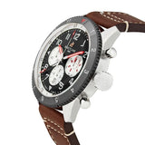 Buy Shop Breitling Super Avi B04 Chronograph GMT 46 Mosquito Black Dial Brown Leather Strap Watch for Men - YB04451A1B1X1 USA Online
