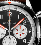 Buy Shop Breitling Super Avi B04 Chronograph GMT 46 Mosquito Black Dial Brown Leather Strap Watch for Men - YB04451A1B1X1 USA Online