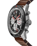 Buy Shop Breitling Super Avi B04 Chronograph GMT 46 Mosquito Black Dial Brown Leather Strap Watch for Men - YB04451A1B1X1 USA Online