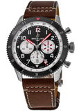 Buy Shop Breitling Super Avi B04 Chronograph GMT 46 Mosquito Black Dial Brown Leather Strap Watch for Men - YB04451A1B1X1 USA Online