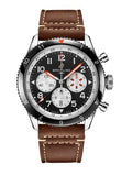 Buy Shop Breitling Super Avi B04 Chronograph GMT 46 Mosquito Black Dial Brown Leather Strap Watch for Men - YB04451A1B1X1 USA Online