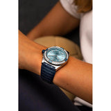 Buy Shop Breitling Super Chronomat Automatic 38 Diamonds Blue Dial Blue Rubber Strap Watch for Women - A17356531C1S1 USA Online