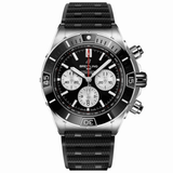 Buy Shop Breitling Super Chronomat B01 44 Black Dial Black Rubber Strap Watch for Men - AB0136251B1S1 USA Online