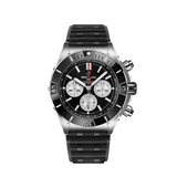 Buy Shop Breitling Super Chronomat B01 44 Black Dial Black Rubber Strap Watch for Men - AB0136251B1S1 USA Online