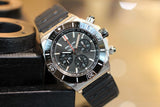 Buy Shop Breitling Super Chronomat B01 44 Black Dial Black Rubber Strap Watch for Men - AB0136251B2S1 USA Online