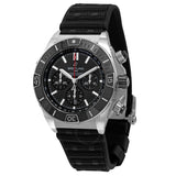 Buy Shop Breitling Super Chronomat B01 44 Black Dial Black Rubber Strap Watch for Men - AB0136251B2S1 USA Online