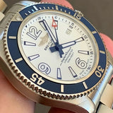 Buy Shop Breitling Superocean 42mm White Dial Silver Steel Strap Watch for Men - A17366D81A1A1 USA Online