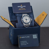 Buy Shop Breitling Superocean 42mm White Dial Silver Steel Strap Watch for Men - A17366D81A1A1 USA Online